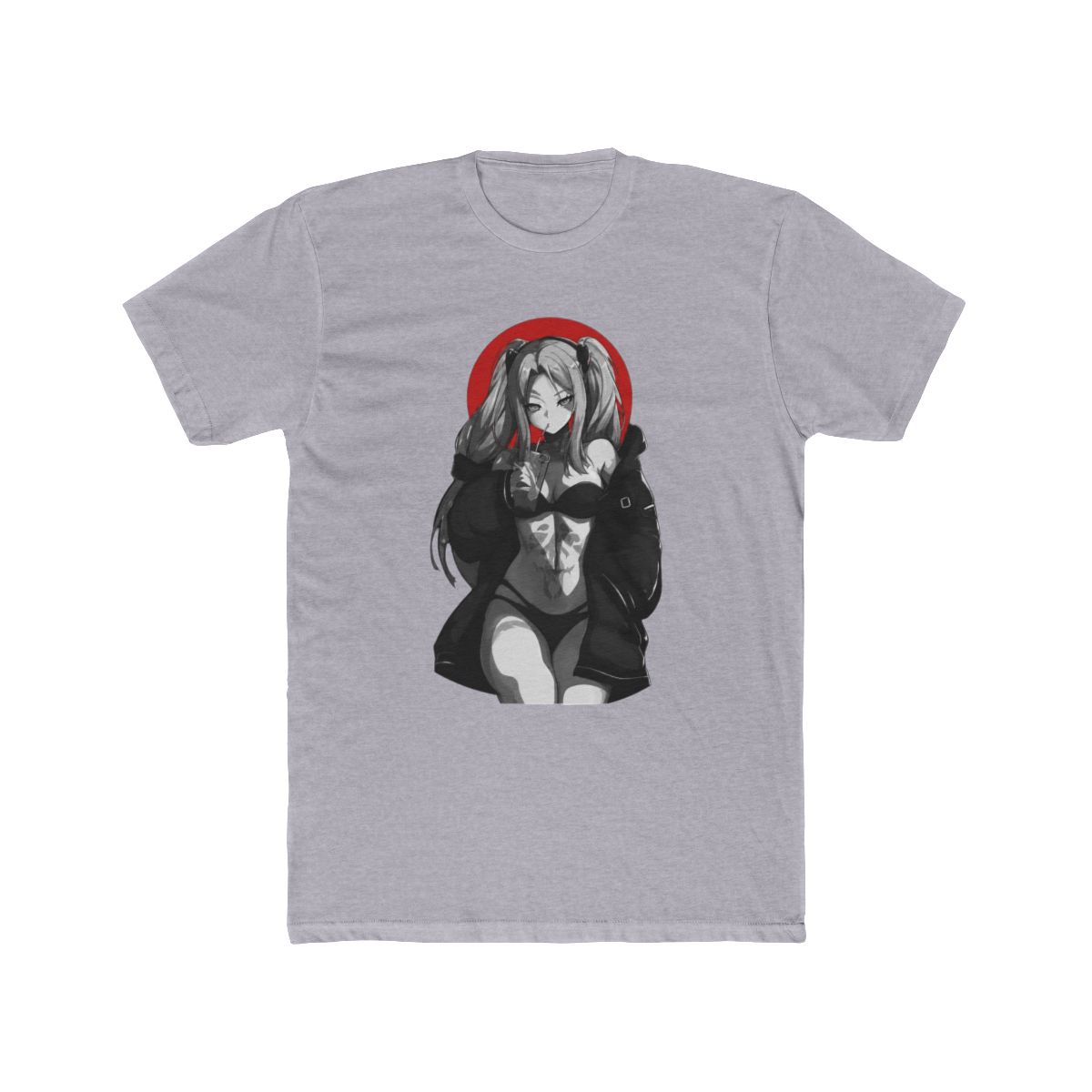 Rebecca Simple Black Red And White T Shirt | Cyberpunk: Edgerunners - Official T-Shirts merchandise